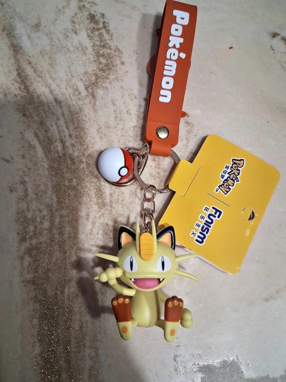 Pokémon Meowth keychain Friends Keychain NWT